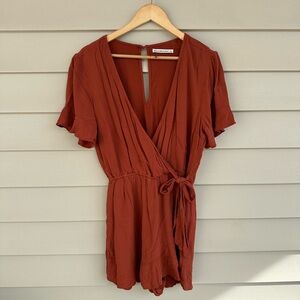 Abercrombie & Fitch Terracotta Romper